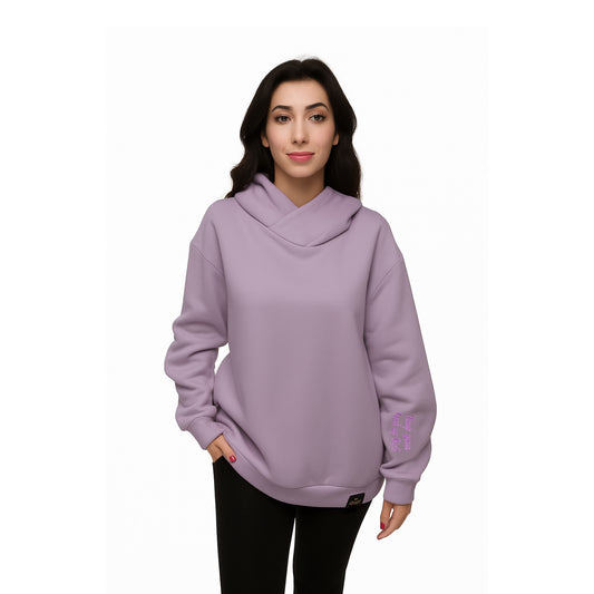 4Her Oversized Empowerment Hoodie - Purple