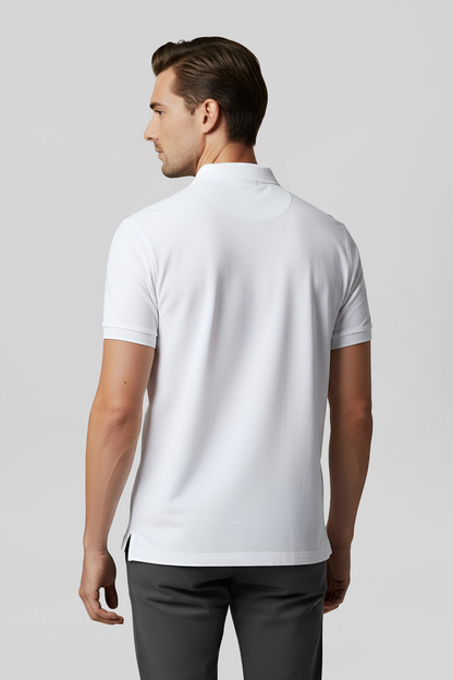 ARZ Classic Polo Shirt – Men - White