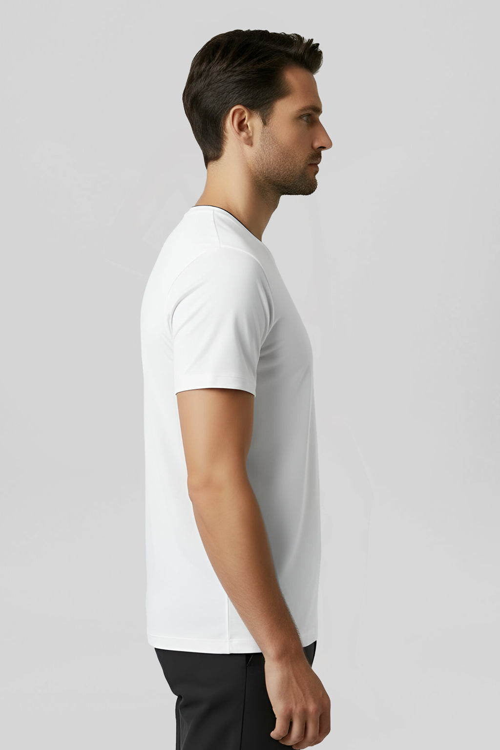 ARZ Classic Embroidered T-Shirt – Men - Navy Blue
